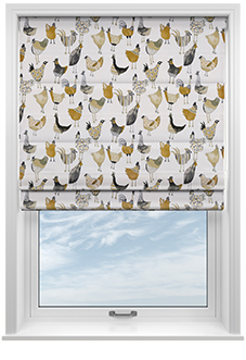 Harriet, Graphite - Roman Blind